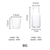 Thumbnail for Tumbler Glass Water Carafe Set - Casatrail.com