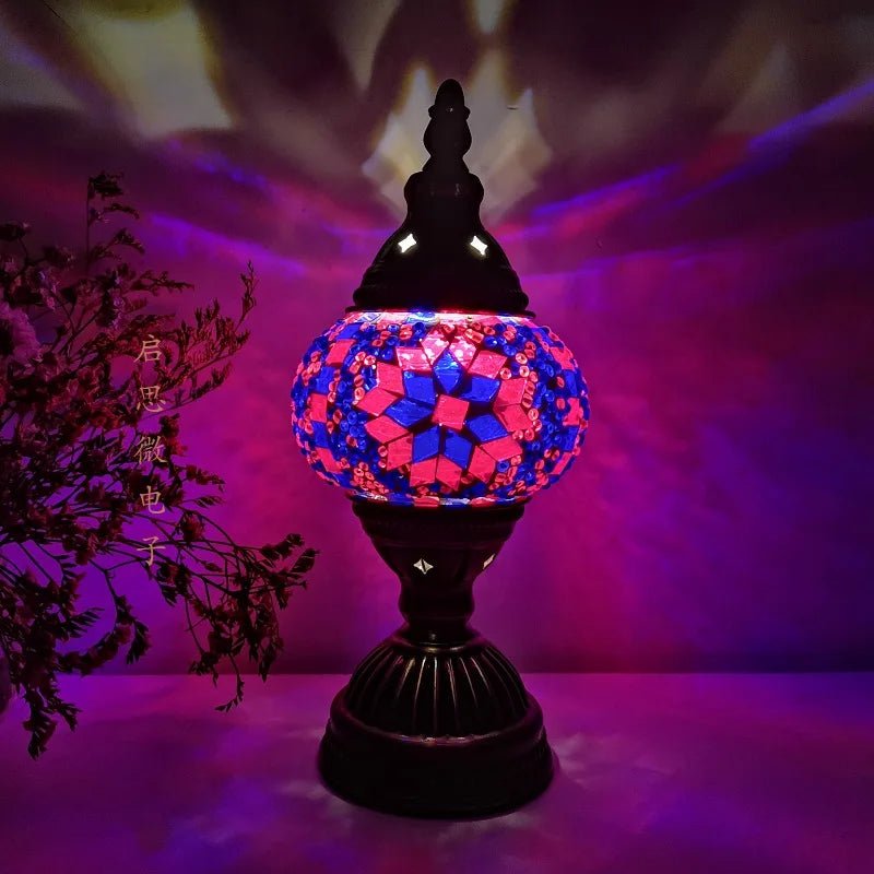 Turkish Mosaic Table Lamp - Casatrail.com