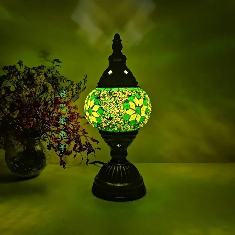 Turkish Mosaic Table Lamp - Casatrail.com