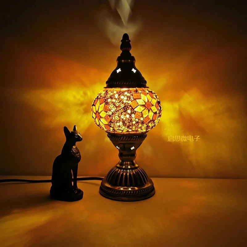 Turkish Mosaic Table Lamp - Casatrail.com