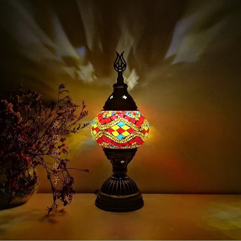 Turkish Mosaic Table Lamp - Casatrail.com