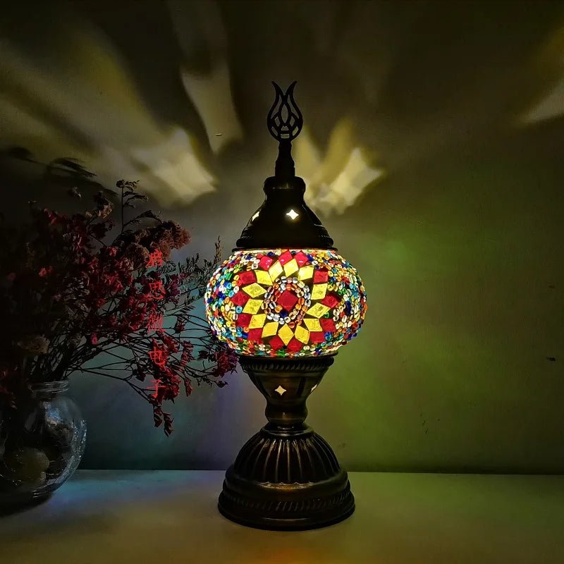 Turkish Mosaic Table Lamp - Casatrail.com