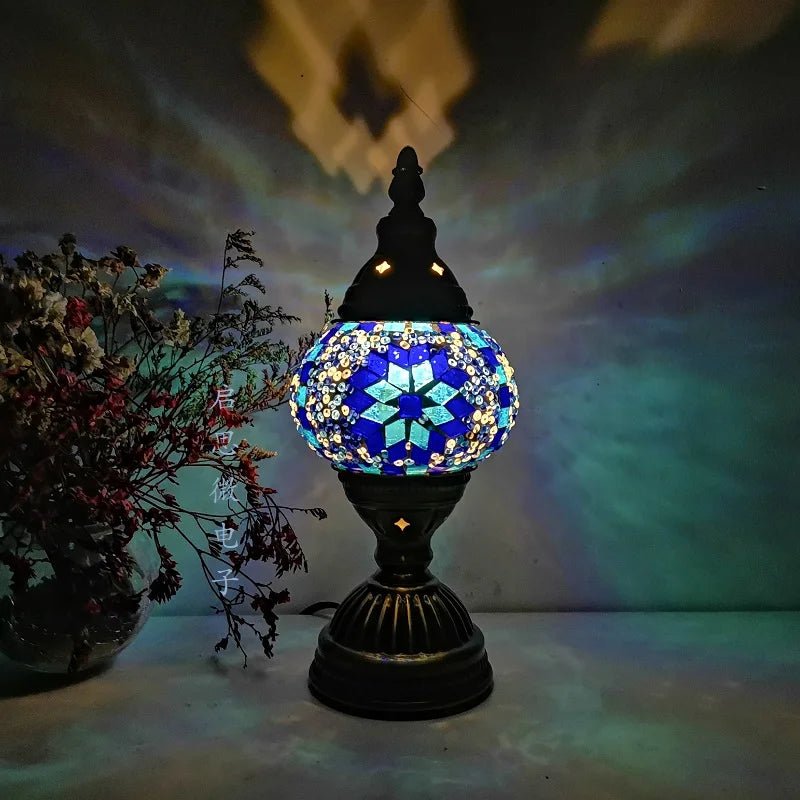 Turkish Mosaic Table Lamp - Casatrail.com