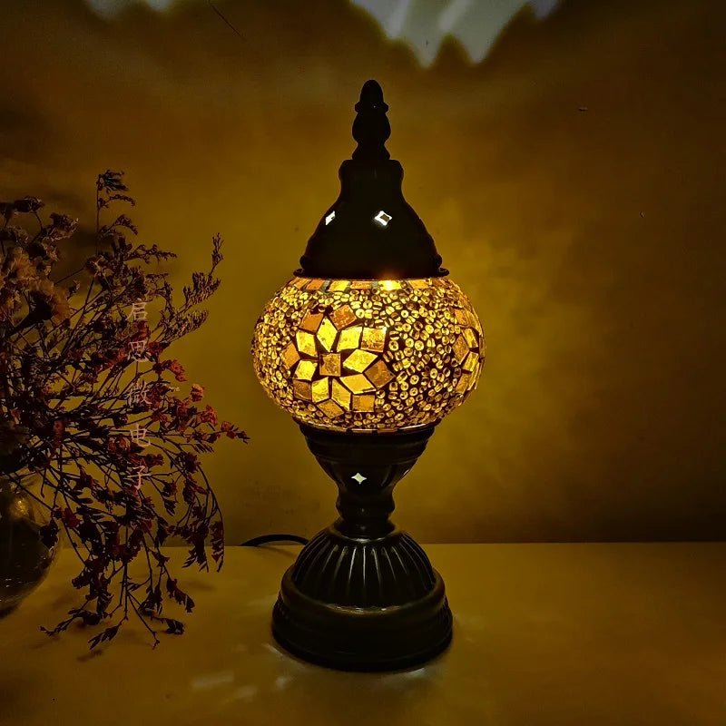 Turkish Mosaic Table Lamp - Casatrail.com