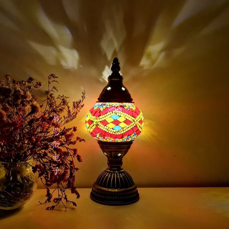 Turkish Mosaic Table Lamp - Casatrail.com