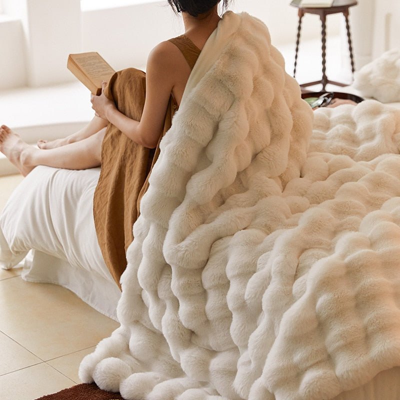 Tuscan Imitation Fur Blanket - Casatrail.com