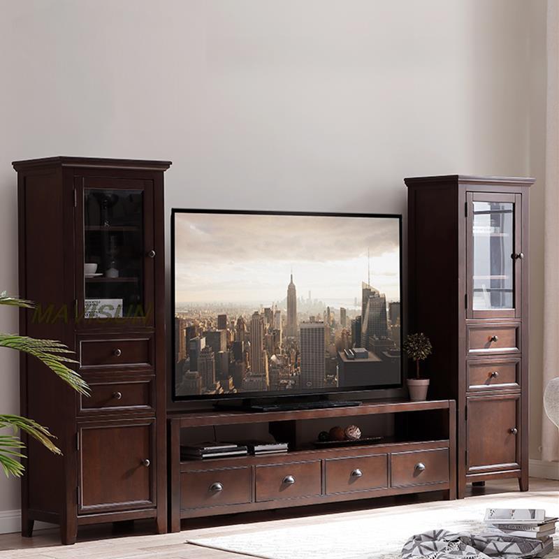 TV Entertainment Center - Coffee Table Wine Cabinet Combination - Casatrail.com