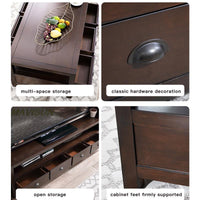 Thumbnail for TV Entertainment Center - Coffee Table Wine Cabinet Combination - Casatrail.com