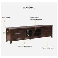 Thumbnail for TV Entertainment Center - Coffee Table Wine Cabinet Combination - Casatrail.com