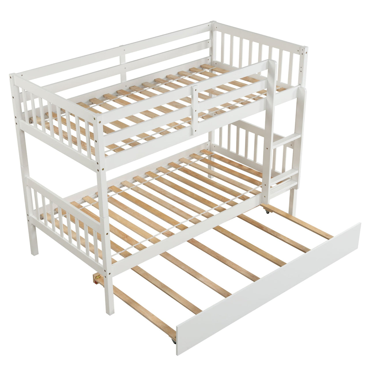 Twin Bunk Bed with Drawer Trundle - Casatrail.com