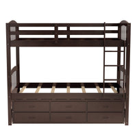 Thumbnail for Twin Bunk Bed with Drawers - Casatrail.com