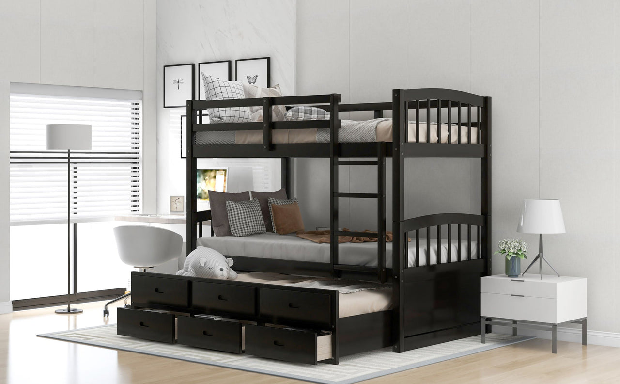 Twin Bunk Bed with Drawers - Casatrail.com