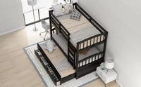 Thumbnail for Twin Bunk Bed with Drawers - Casatrail.com