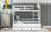 Thumbnail for Twin Bunk Bed with Drawers - Casatrail.com