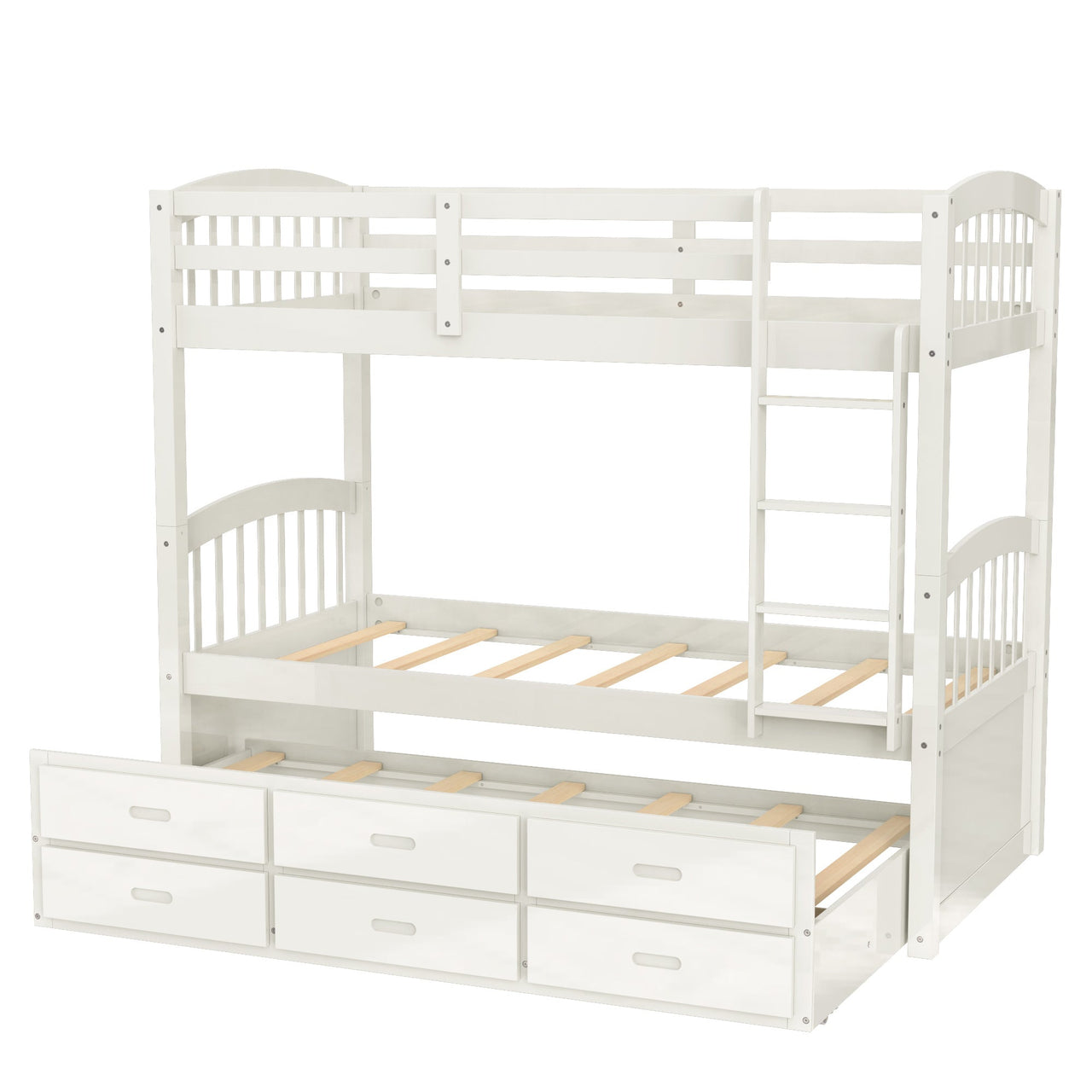 Twin Bunk Bed with Drawers - Casatrail.com