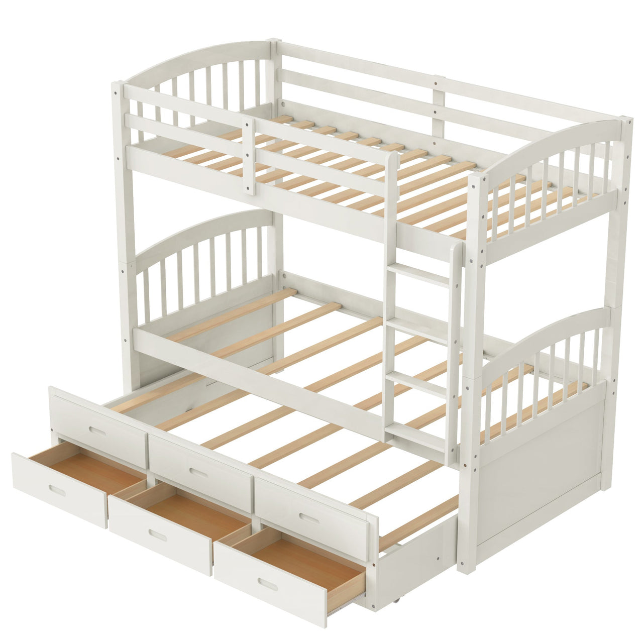 Twin Bunk Bed with Drawers - Casatrail.com