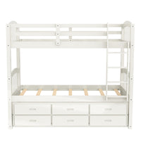 Thumbnail for Twin Bunk Bed with Drawers - Casatrail.com