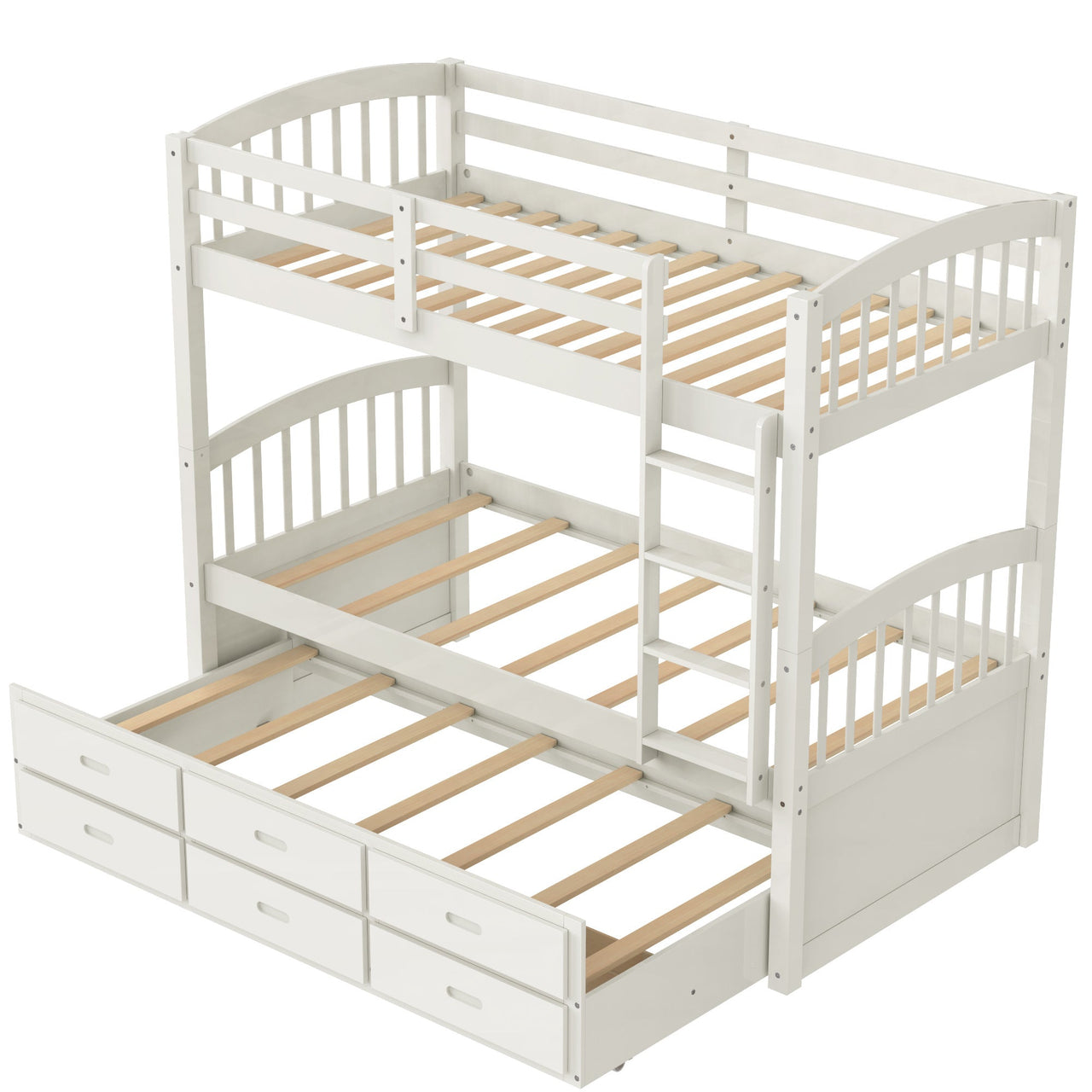 Twin Bunk Bed with Drawers - Casatrail.com