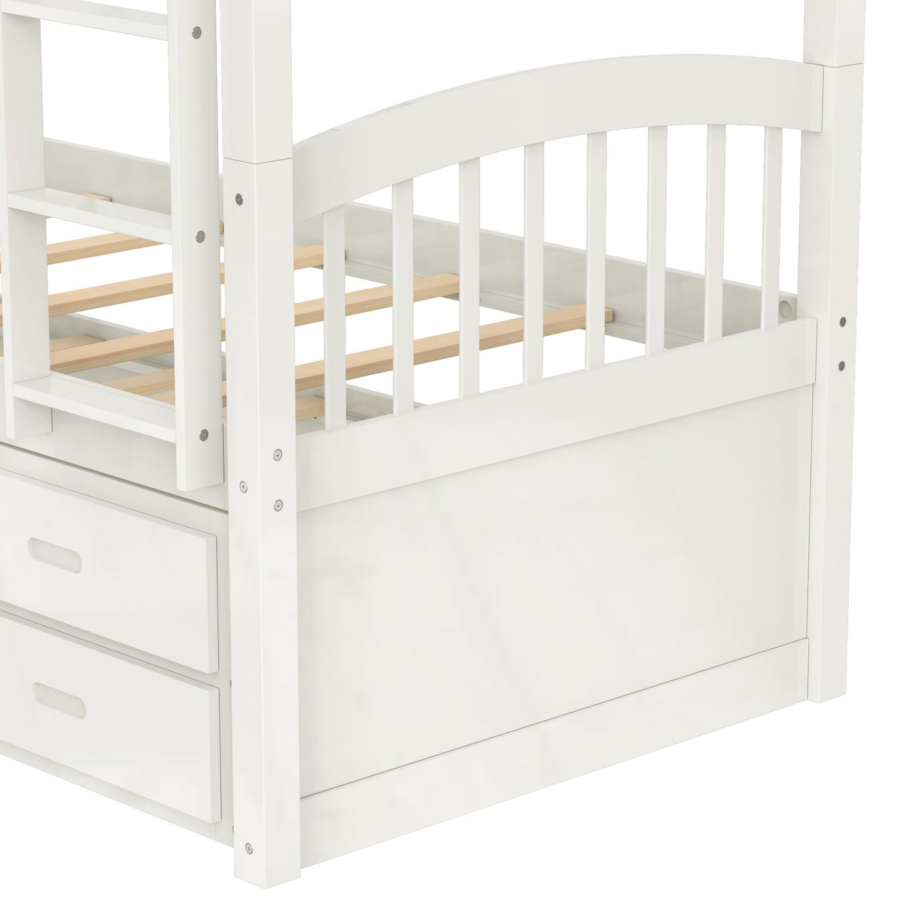 Twin Bunk Bed with Drawers - Casatrail.com