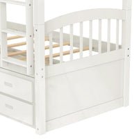 Thumbnail for Twin Bunk Bed with Drawers - Casatrail.com