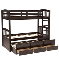 Thumbnail for Twin Bunk Bed with Drawers - Casatrail.com