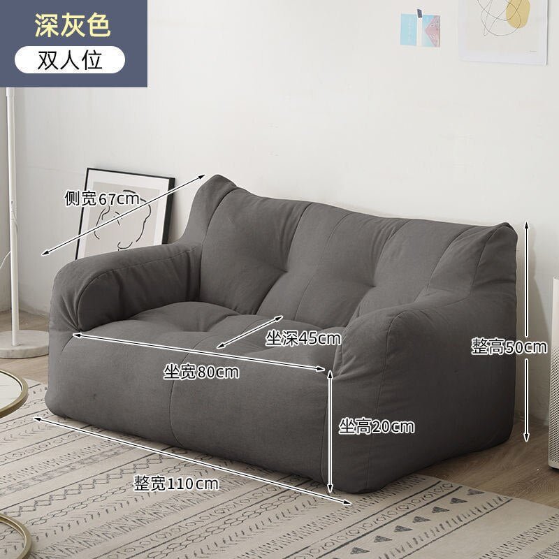 Two Seat Sofa In Dual Tone - Casatrail.com