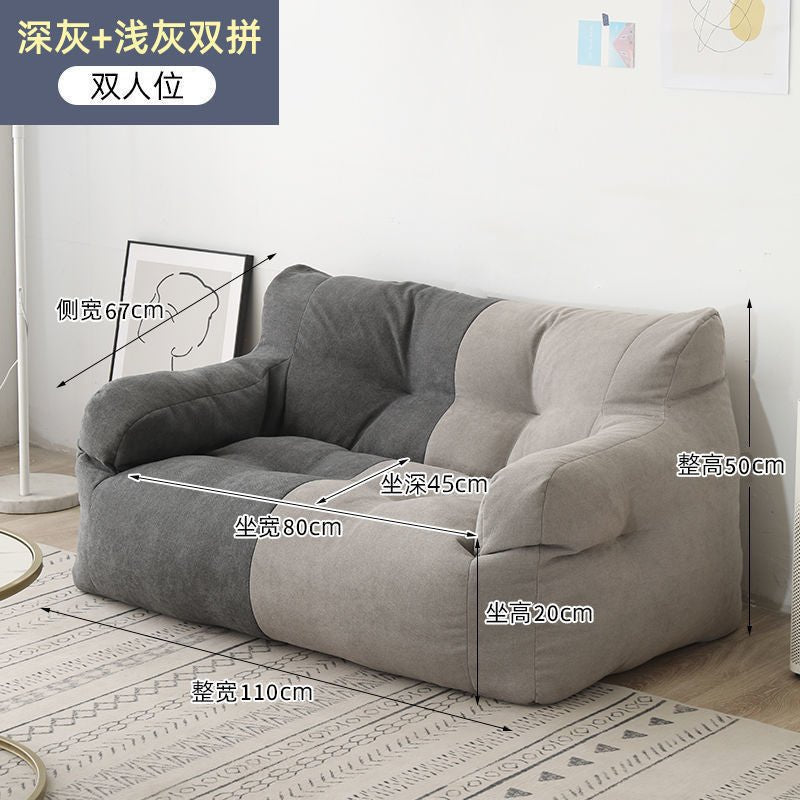 Two Seat Sofa In Dual Tone - Casatrail.com