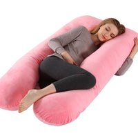 Thumbnail for U - Shaped Pregnancy Pillow with Neck and Back Support - Casatrail.com