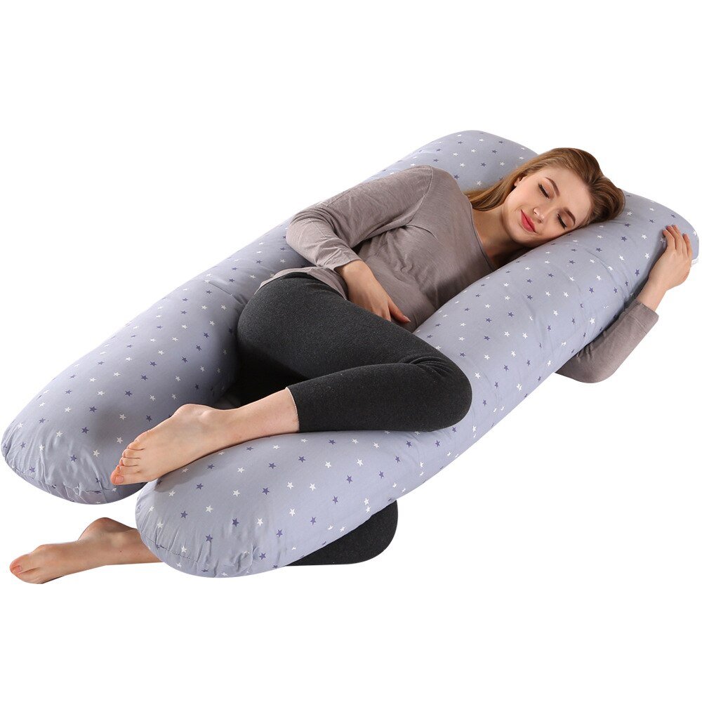 U - Shaped Pregnancy Pillow with Neck and Back Support - Casatrail.com