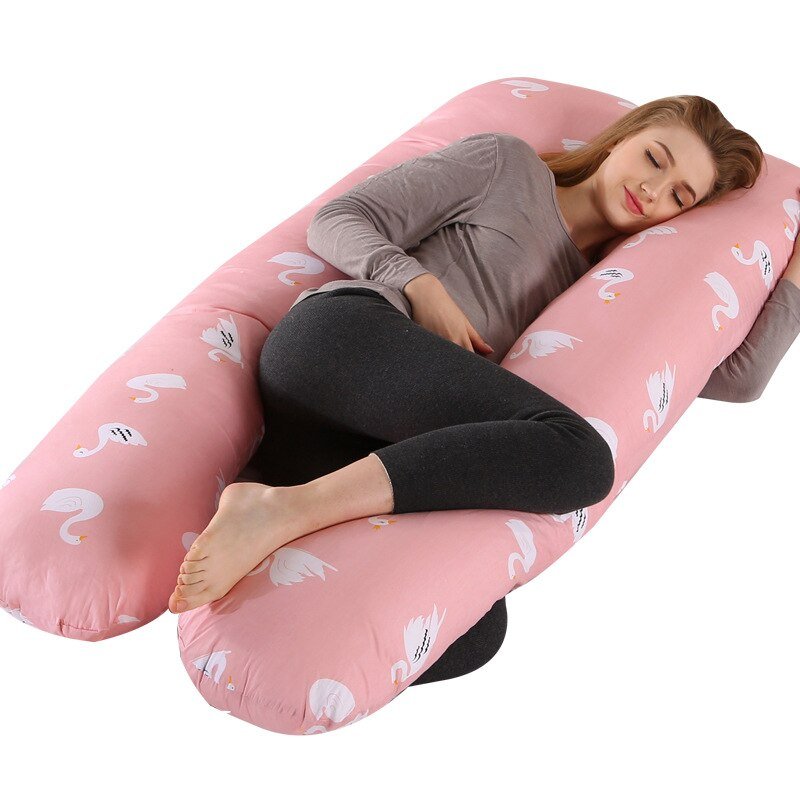 U - Shaped Pregnancy Pillow with Neck and Back Support - Casatrail.com