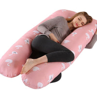 Thumbnail for U - Shaped Pregnancy Pillow with Neck and Back Support - Casatrail.com