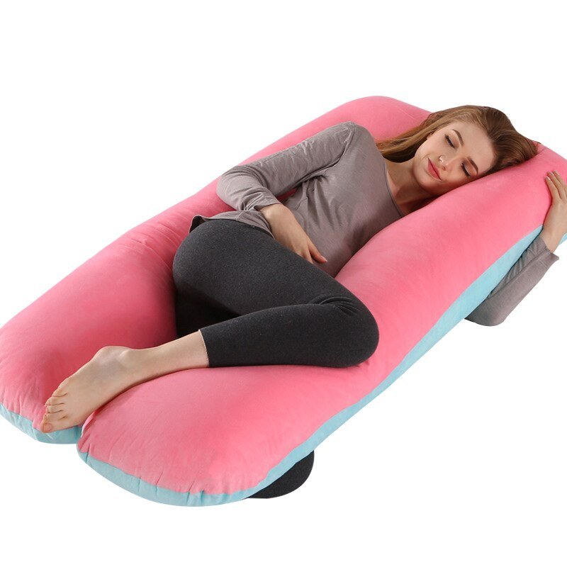 U - Shaped Pregnancy Pillow with Neck and Back Support - Casatrail.com