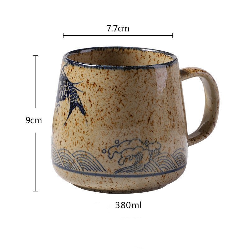 Underglaze Ceramic Handmade Pottery Mugs - Casatrail.com