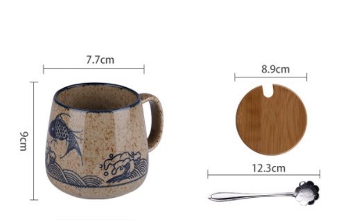 Underglaze Ceramic Handmade Pottery Mugs - Casatrail.com