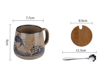 Thumbnail for Underglaze Ceramic Handmade Pottery Mugs - Casatrail.com