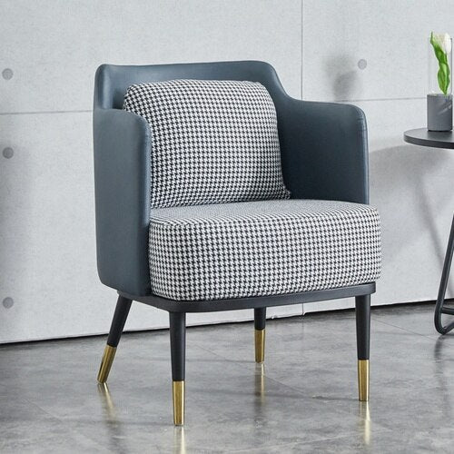 Unique Iron Armrest Indoor Accent Chair - Casatrail.com