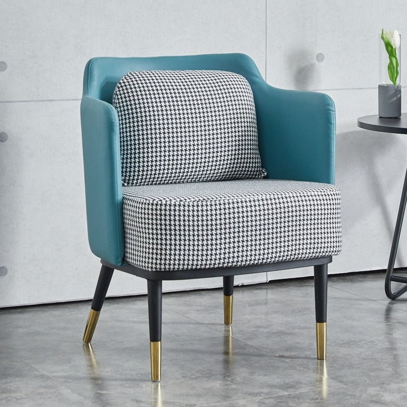 Unique Iron Armrest Indoor Accent Chair - Casatrail.com