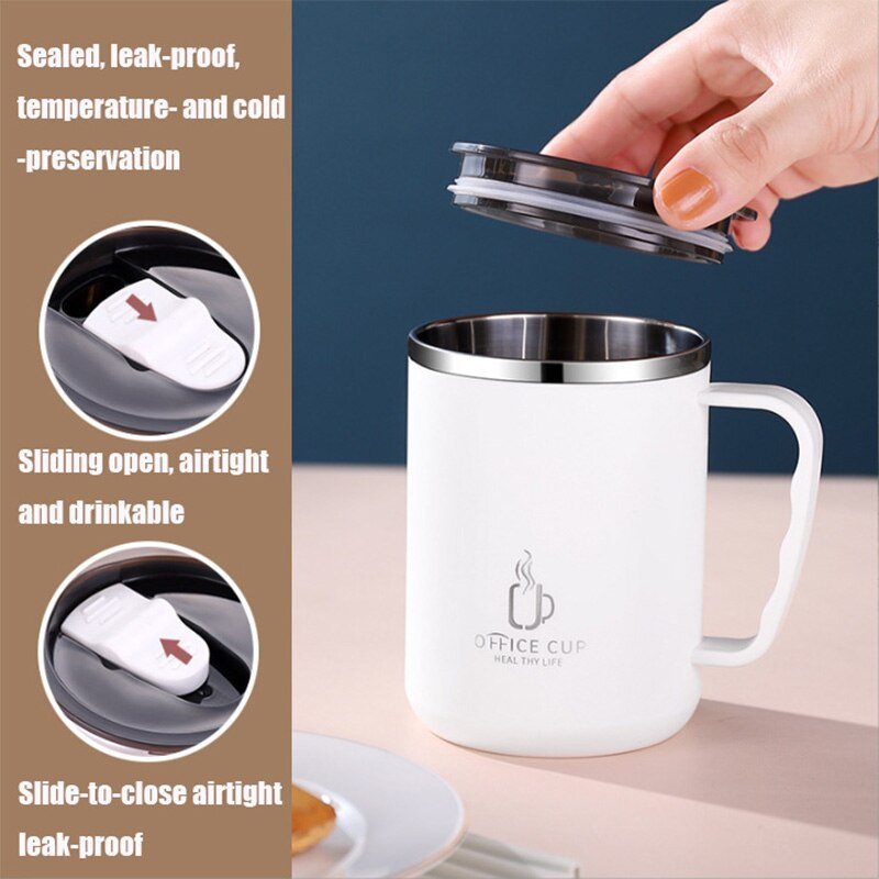 Unusual Tea Cup Set with Thermos Mug 500ml - Casatrail.com