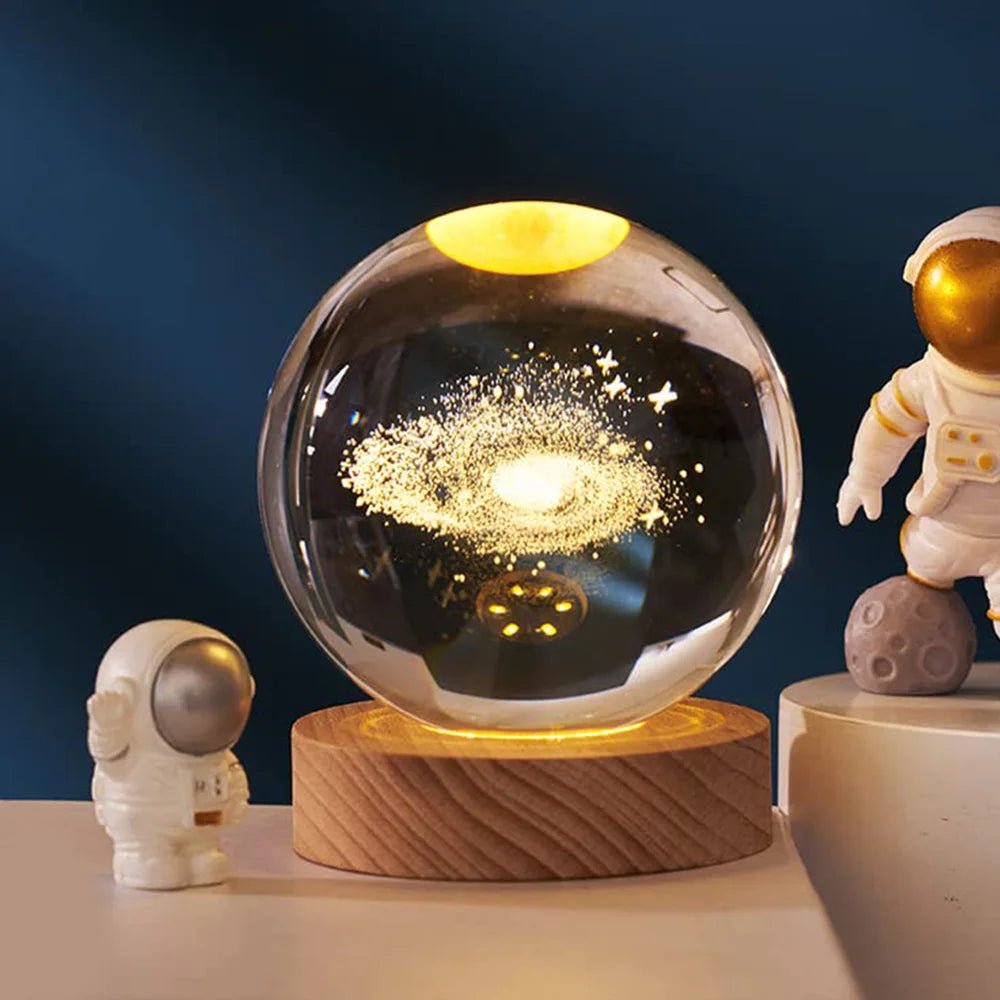 USB LED Galaxy Crystal Ball Lamp - Casatrail.com