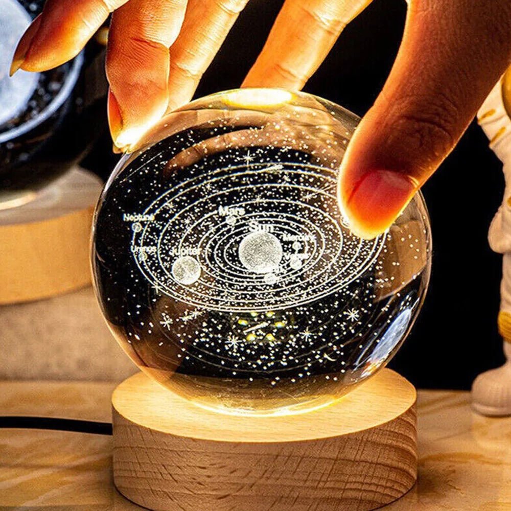 USB LED Galaxy Crystal Ball Lamp - Casatrail.com