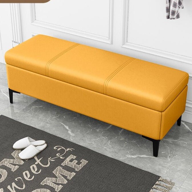 Vanity Foot Rest Ottoman Stool with Storage Bench - Casatrail.com