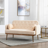 Thumbnail for Velvet Twin Loveseat (55'') for Living Room - Casatrail.com