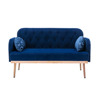 Thumbnail for Velvet Twin Loveseat (55'') for Living Room - Casatrail.com