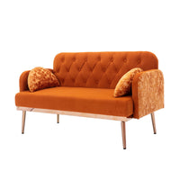 Thumbnail for Velvet Twin Loveseat (55'') for Living Room - Casatrail.com