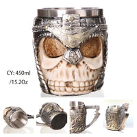 Thumbnail for Viking Resin Stainless Steel Beer Mug - Casatrail.com