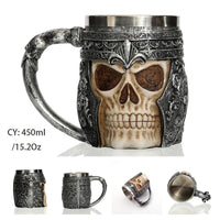 Thumbnail for Viking Resin Stainless Steel Beer Mug - Casatrail.com