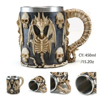 Thumbnail for Viking Resin Stainless Steel Beer Mug - Casatrail.com