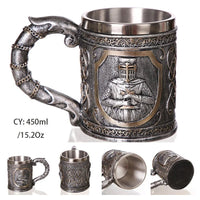 Thumbnail for Viking Resin Stainless Steel Beer Mug - Casatrail.com