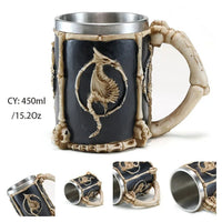 Thumbnail for Viking Resin Stainless Steel Beer Mug - Casatrail.com