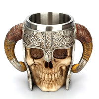 Thumbnail for Viking Skull Stainless Steel Mug - Casatrail.com